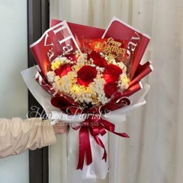 Bó Hoa Hồng Nhỏ Xinh Tặng Bạn Gái