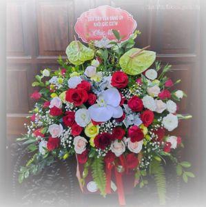 Giỏ hoa khai trương để bàn BNG563