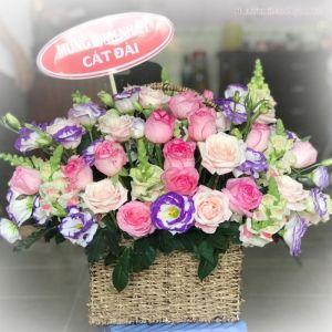 Giỏ hoa tươi BNG575